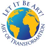 Let It Be Art logo globe